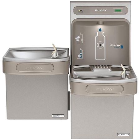 Elkay Elkay Bfs Vers Bi-Lvl Green Filtrd 8Gph Lt Gry LZSTLG8WSLK